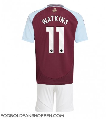 Aston Villa Ollie Watkins #11 Hjemmebanetrøje Børn 2024-25 Kortærmet (+ Korte bukser)